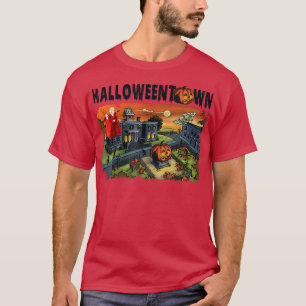 Camiseta Víblias Spookes, Cidade De Halloween, Presente No