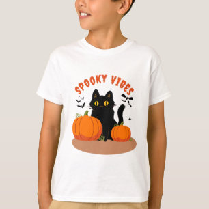 Camiseta Víblias Spooky Para Crianças Dias de as Bruxas eng