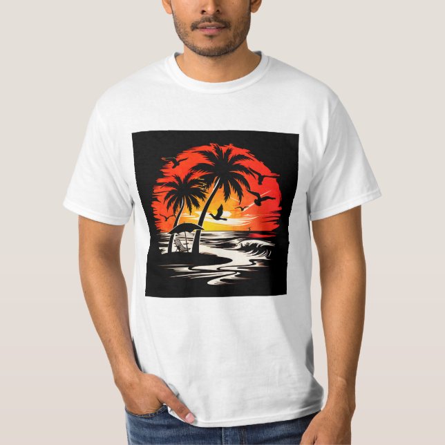 Camiseta Víblias tropicais (Frente)