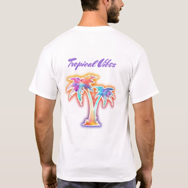 Camiseta Víblias tropicais (Verso)