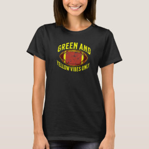 Camiseta Víblias Verdes E Amarelas Apenas Equipe De Futebol