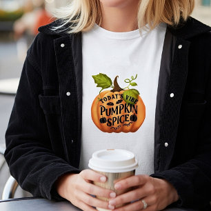 Camiseta Vibração de especiarias de abóbora
