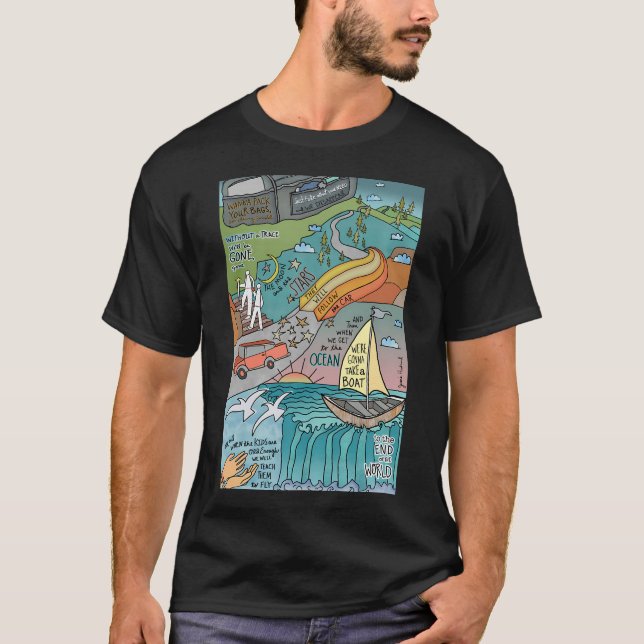 Camiseta vibração de viagem (Frente)