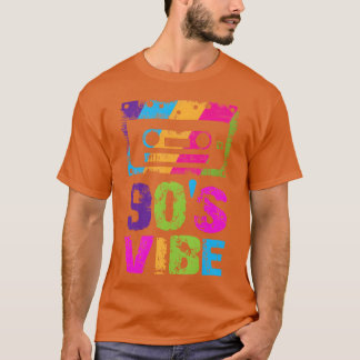 Camiseta Vibração dos Anos 90 Música Vintage dos Anos 1990