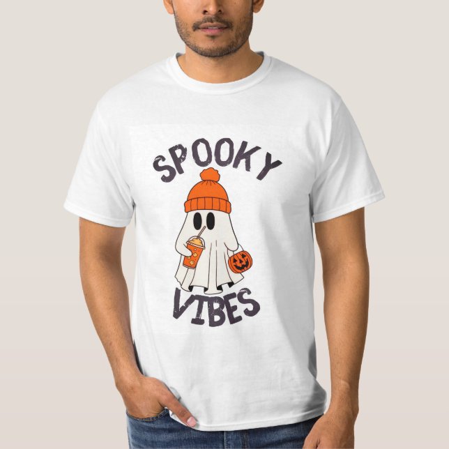 Camiseta vibrações assustadoras (Frente)