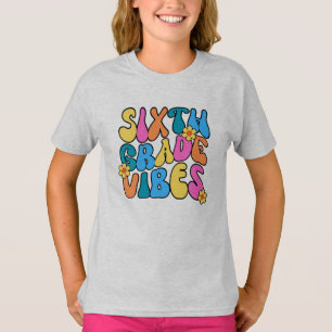 Camiseta Vibrações Coloridas do Sexto Ano - Volta às Aulas 