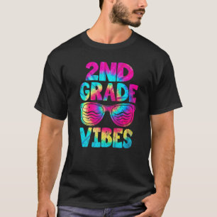 Camiseta Vibrações da 2ª Série Tie Dye Primeiro Dia de Aula