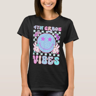 Camiseta Vibrações da 4ª Quarta Série Rosto Sorridente Volt
