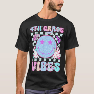 Camiseta Vibrações da 4ª Quarta Série Rosto Sorridente Volt
