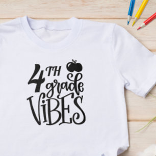 Camiseta Vibrações da Quarta Série Escolar