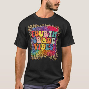 Camiseta Vibrações da Quarta Série Gravata Tinta Azul de Vo