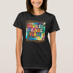 Camiseta Vibrações da Quarta Série Gravata Tinta Dye Volta