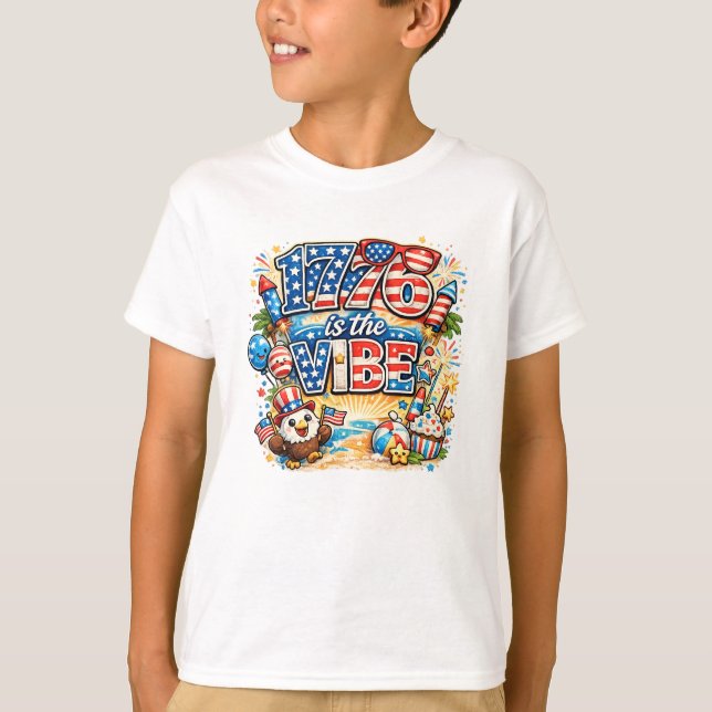 Camiseta Vibrações de 1776 (Frente)