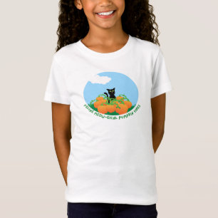 Camiseta Vibrações de abóbora mágica felina