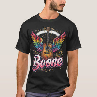 Camiseta Vibrações de Amante de Música Colorida Boone
