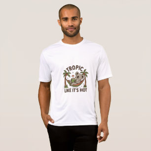 Camiseta Vibrações de Coala Relaxado