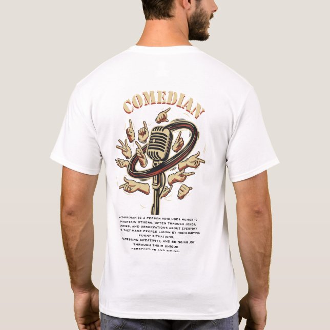 Camiseta Vibrações de Comédia (Verso)
