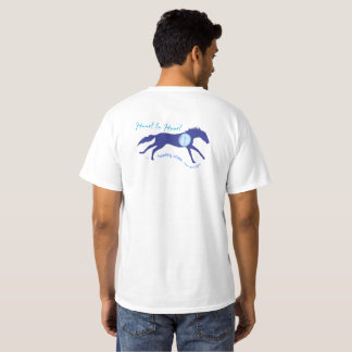 Camiseta Vibrações de Cura de Coração de Cavalo