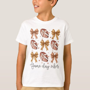Camiseta Vibrações de Dia de Jogo de Futebol Americano Coqu