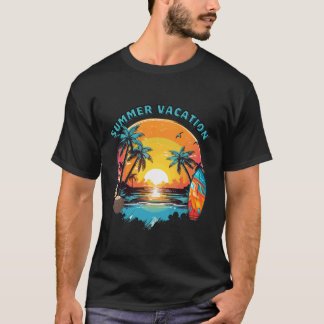 Camiseta Vibrações de Férias de Verão