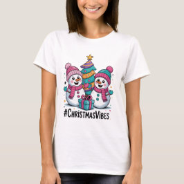 Camiseta Vibrações de Férias Feliz Natal