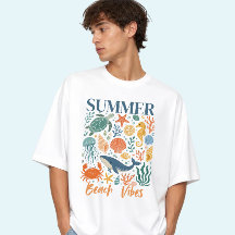 Vibrações de Férias Tropicais de Verão Vintage