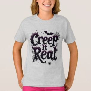Camiseta Vibrações de Halloween - Edgy Creep It Real
