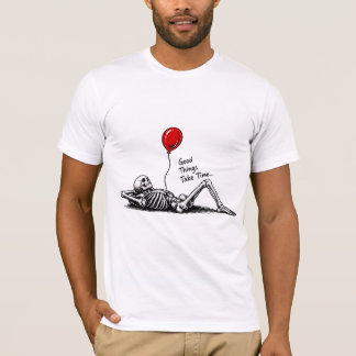 Camiseta Vibrações de Halloween Esqueleto
