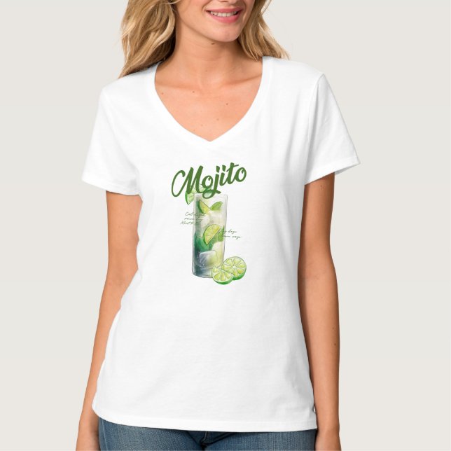 Camiseta Vibrações de Limão Refrescante (Frente)