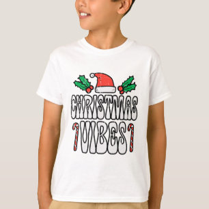 Camiseta Vibrações de Natal Retro Vintage Groovy Xmas Homen