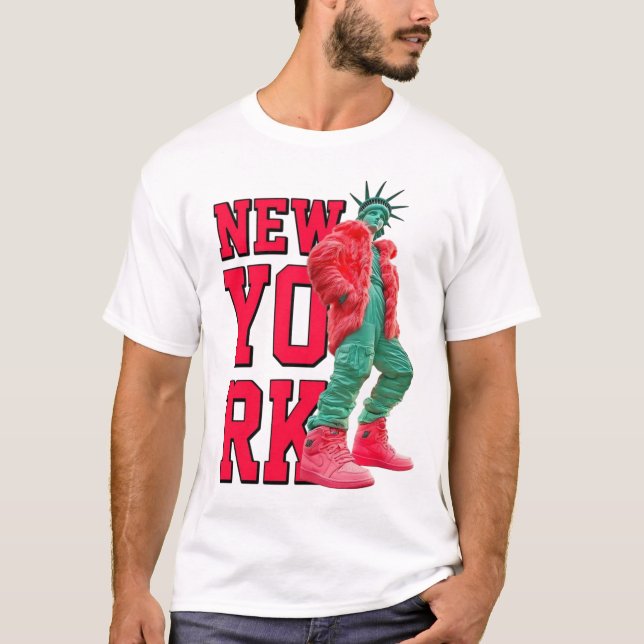 Camiseta Vibrações de Nova York (Frente)