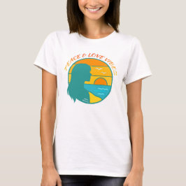 Camiseta Vibrações de Paz & Amor