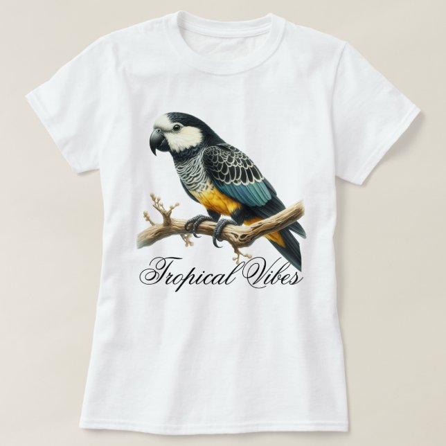 Camiseta Vibrações de Praia (Frente do Design)