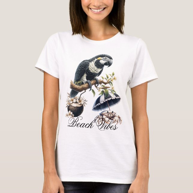 Camiseta Vibrações de Praia (Frente)