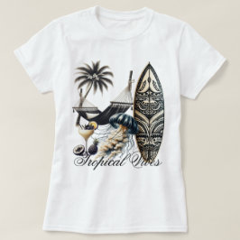 Camiseta Vibrações de Praia