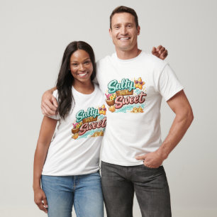 Camiseta Vibrações de Praia Salgadas Mas Doces