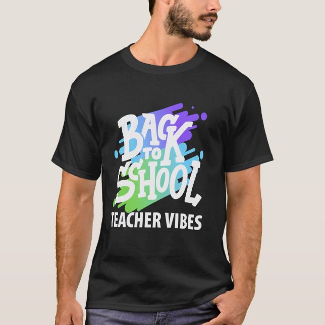Camiseta Vibrações de Professores de Volta às Aulas (Frente)