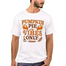 Camiseta Vibrações de Torta de Abóbora