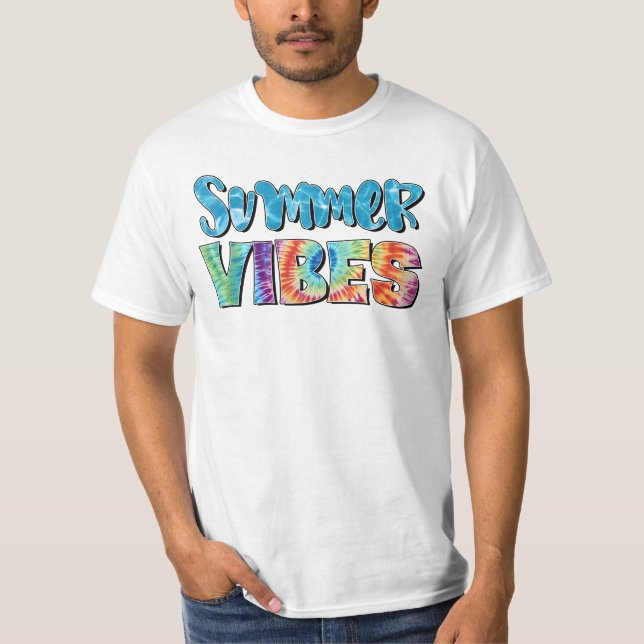 Camiseta Vibrações de verão  (Frente)