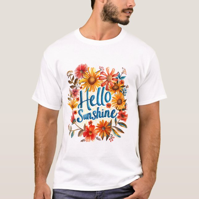 Camiseta vibrações de verão (Frente)