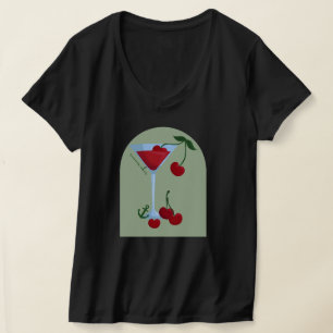 Camiseta Vibrações de Verão Cereja