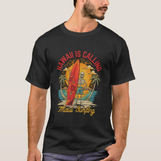 Camiseta vibrações de verão do havaí