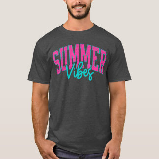 Camiseta Vibrações de Verão Havaí Sol de Verão Férias na Pr