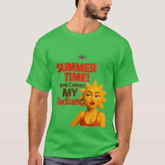 Camiseta Vibrações de Verão: Irradie Seu Brilho!