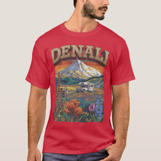 Camiseta Vibrações Denali montanha Denali Mt Denali Grande