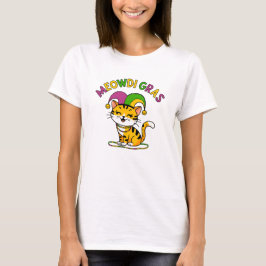 Camiseta Vibrações Divertidas de Festa de Mardi Gras