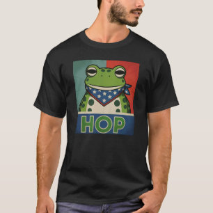 Camiseta Vibrações Divertidas do Sapo do Meme de Portland