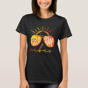 Camiseta Vibrações do Dia de Campo Para o Dia de Campo do