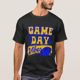 Camiseta Vibrações do Dia de Jogo Temporada de Futebol Fute