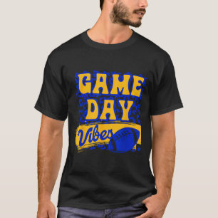 Camiseta Vibrações do Dia do Jogo Temporada de Futebol Fute